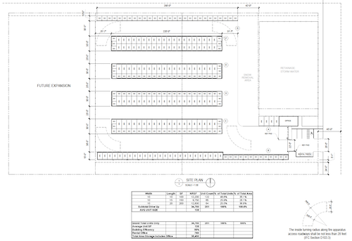 storage facility plan