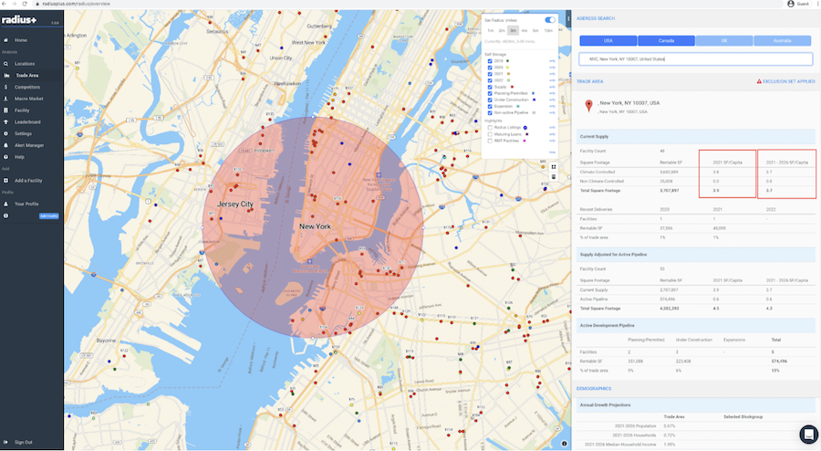 Demographics screenshot