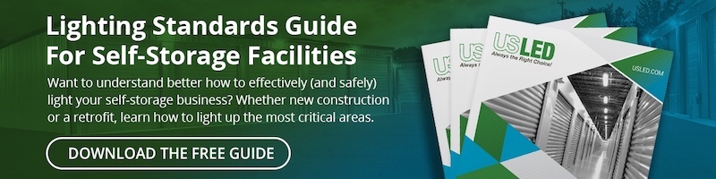 Free guide for lighting standards for self-storage facilities
