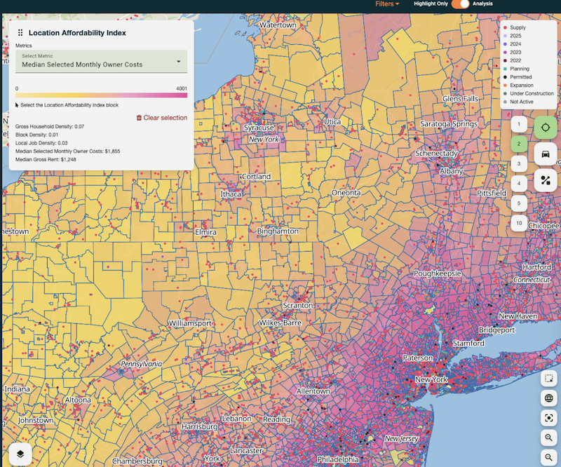  Location Affordability index screenshot