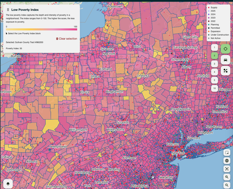 Low poverty Index screenshot