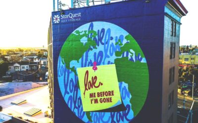 StorQuest Unveils New Mural Denoting the Importance of Healing the Planet