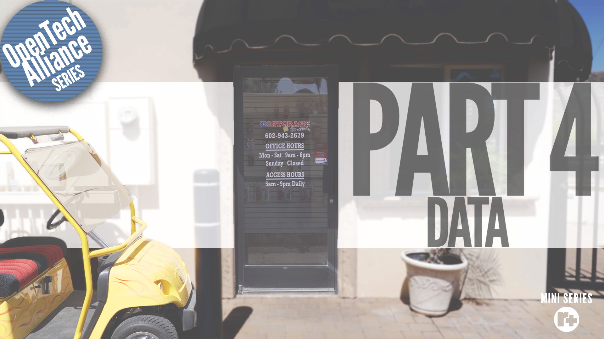 OpenTech Alliance * Part 4 Data