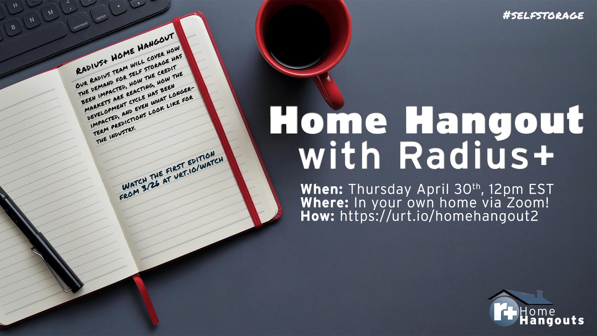 Radius+ LIVE Home Hangout on April 30th