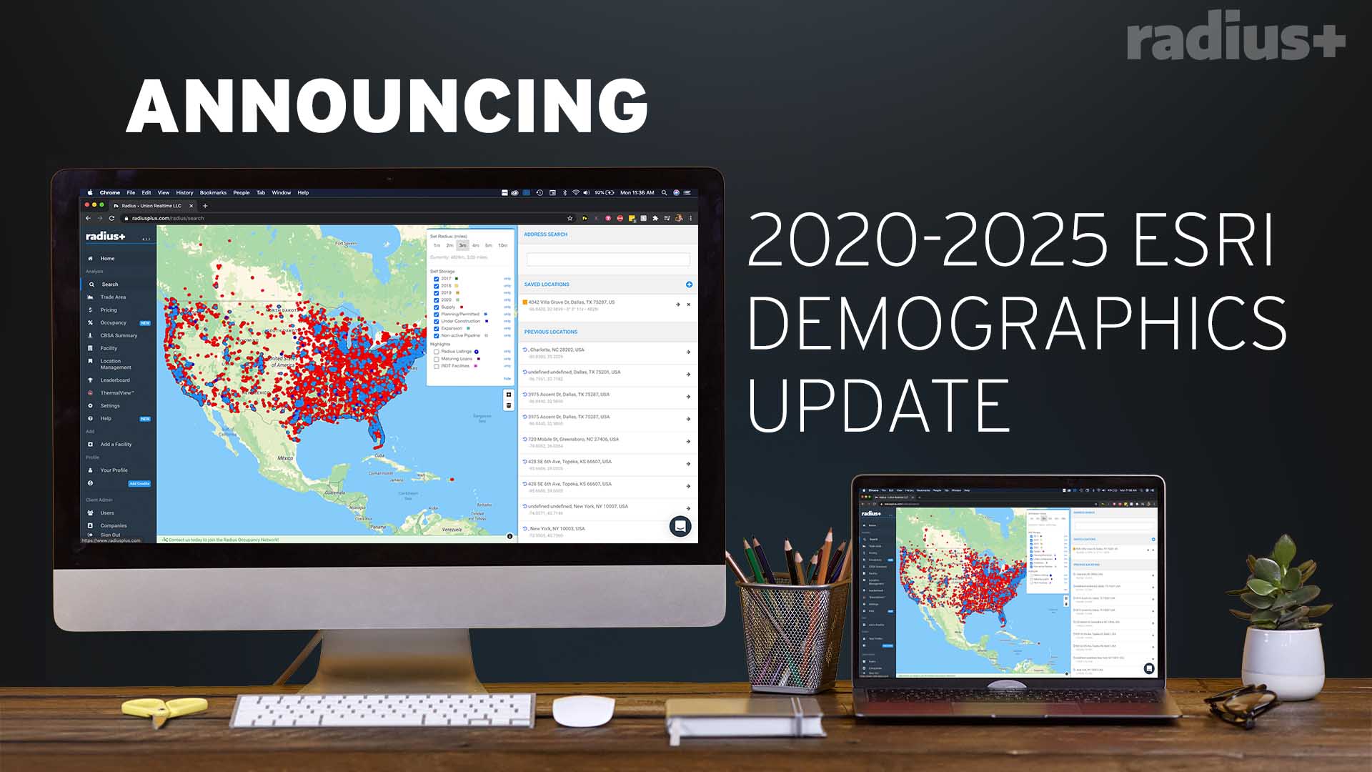Announcing New 2020-2025 ESRI Demographic Data