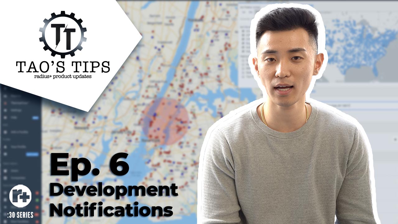30 Seconds With Radius * Development Notifications