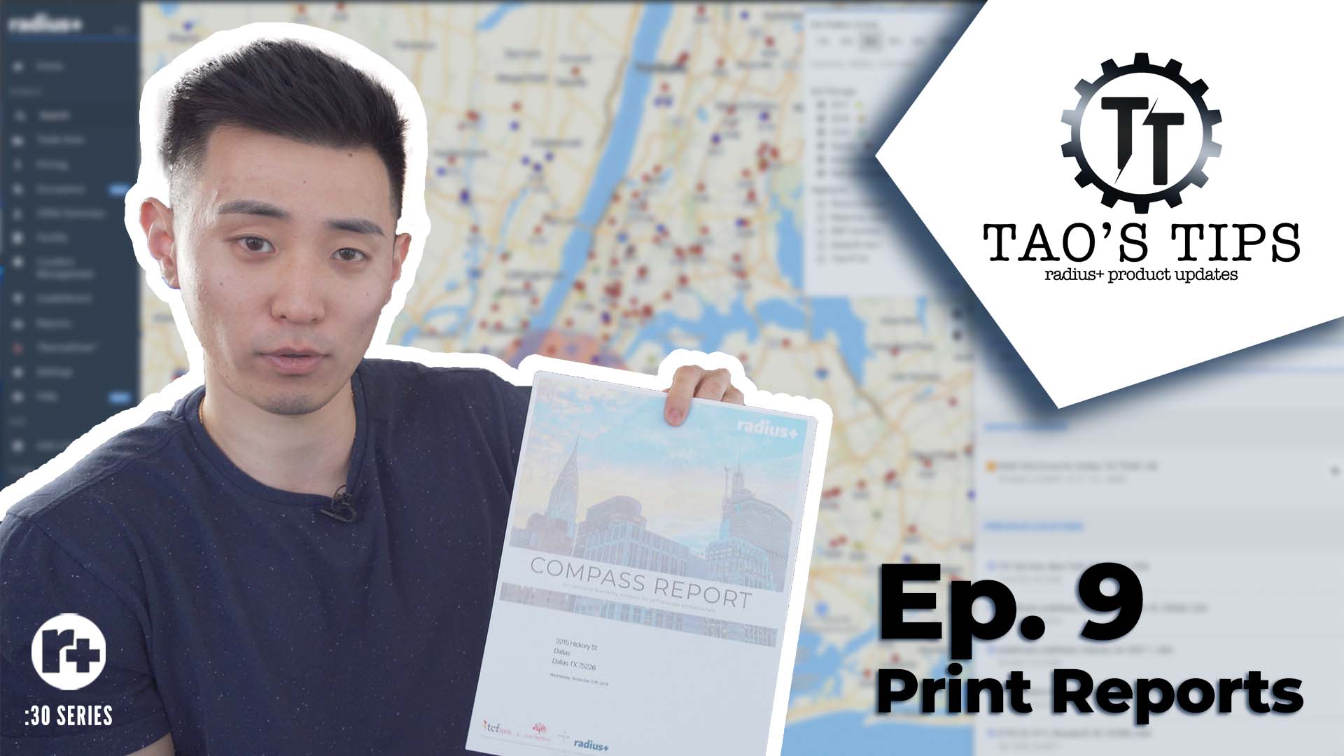 30 Seconds With Radius * Print Reports