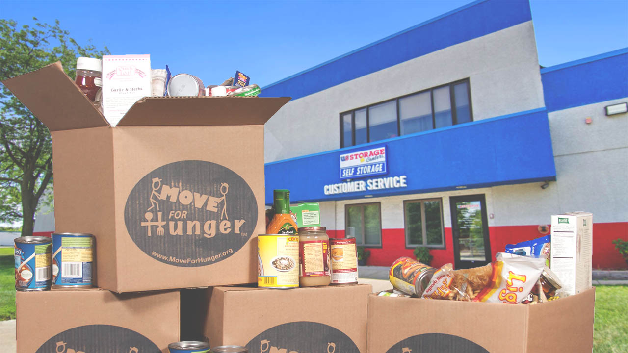 US Storage Centers Partners with Move For Hunger For Thanksgiving Food Drive